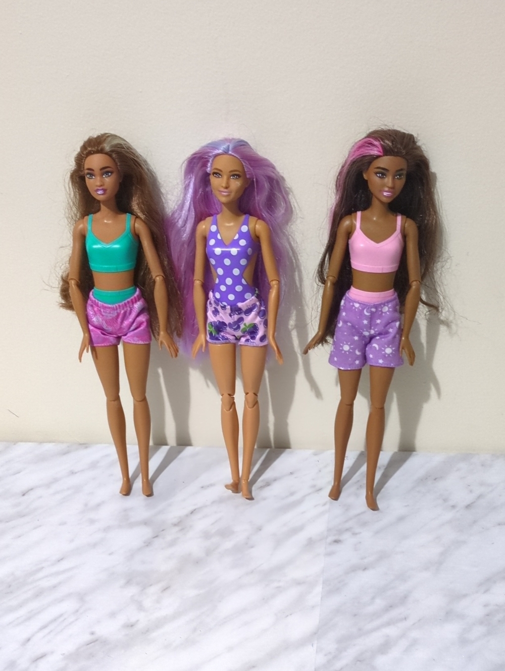Mattel Barbie Dolls - Lot of 3 Articulated Barbies